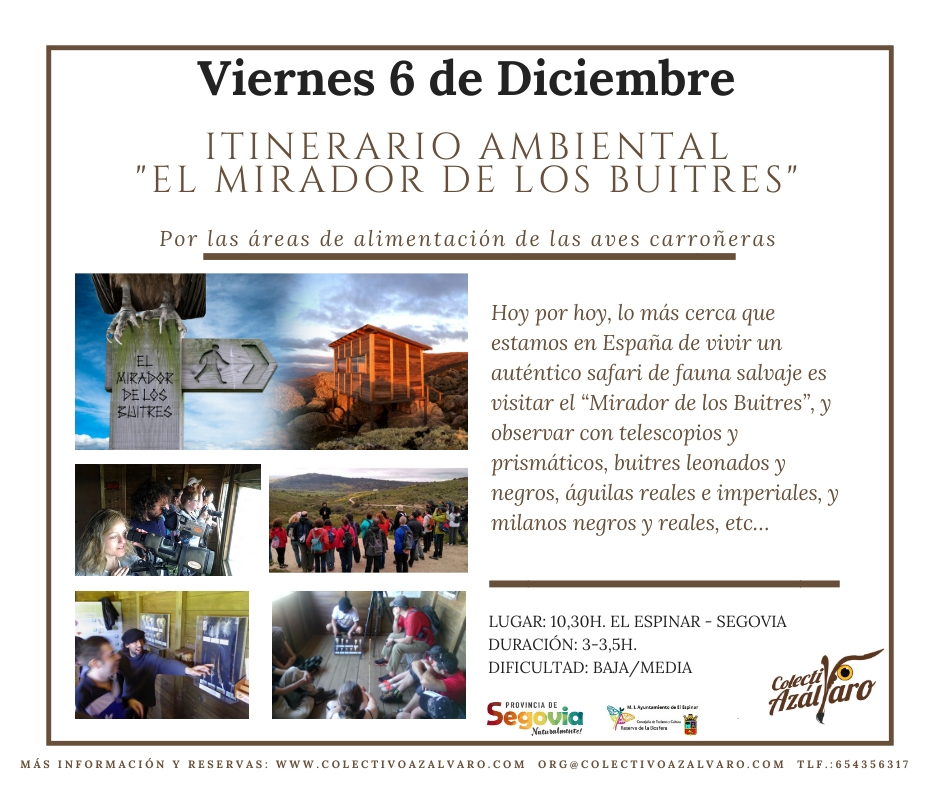 ITINERARIO AMBIENTAL “EL MIRADOR DE LOS BUITRES” con Colectivo Azálvaro